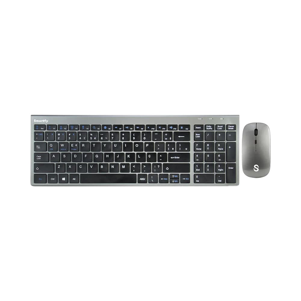 Anúncio: TECLADO Y MOUSE INALÁMBRICO SMARTFY TW01B GRAY