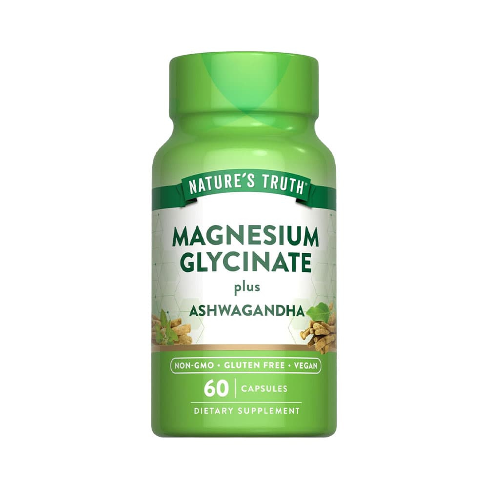 Anúncio: VITAMINA NATURE'S TRUTH MAGNESIUM GLYCINATE + ASHWAGANDHA 60 CÁPSULAS