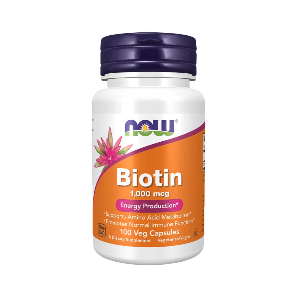 Anúncio: VITAMINA NOW BIOTIN 1000MCG 100 CÁPSULAS