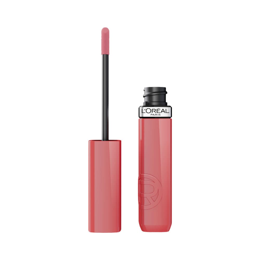 Anúncio: LABIAL L'ORÉAL INFALLIBLE LACQUE RESISTANCE LIQUID 600 LE NU ROSE 4ML