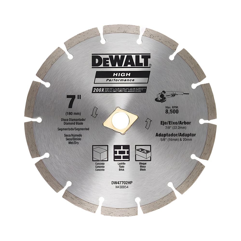 Anúncio: DISCO DE CORTE DEWALT DIAMANTADO SEGMENTADO DW47702HP 7" 180MM