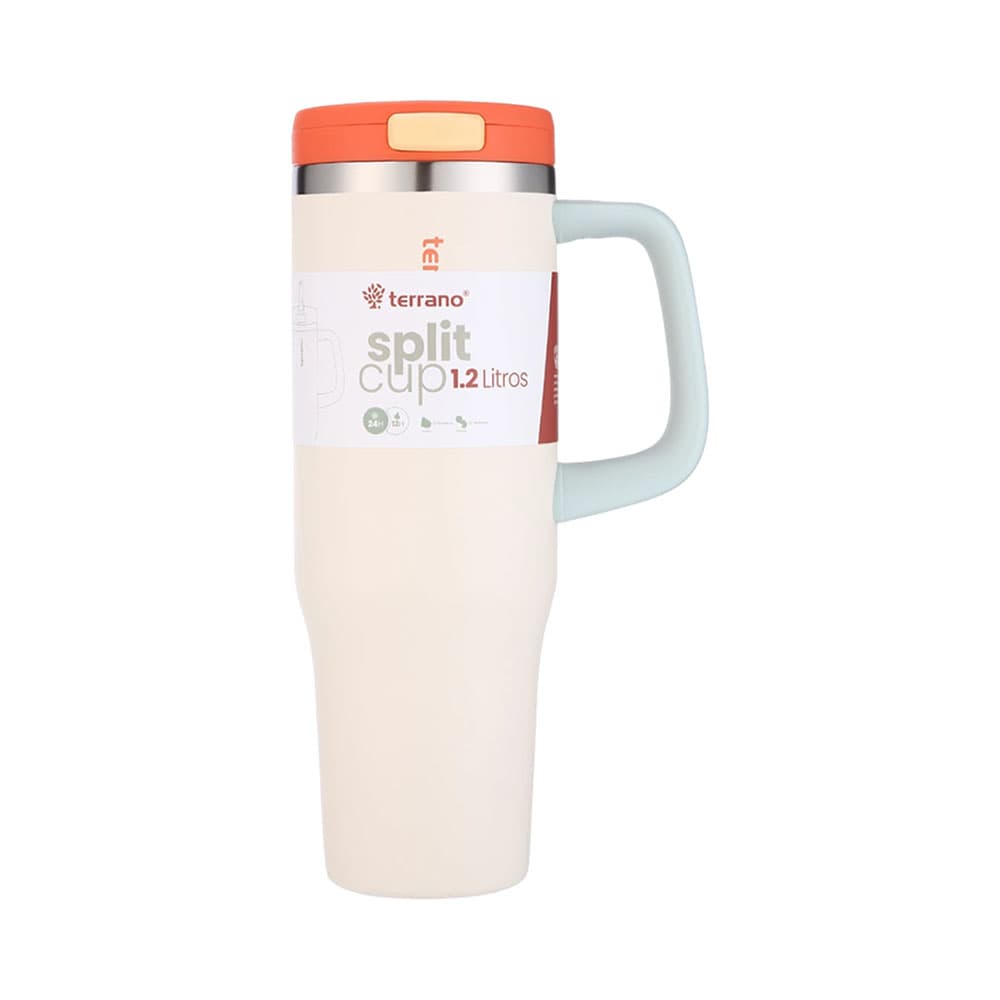 Anúncio: VASO TÉRMICO TERRANO SPLIT CUP 1.2L BEIGE