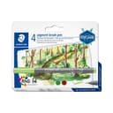 Anúncio: MARCADOR ROTULADOR STAEDTLER PIGMENT ARTS BRUSH PEN 371 BK4-3 4 UNIDADES