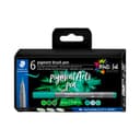 Anúncio: MARCADOR ROTULADOR STAEDTLER PIGMENT ARTS BRUSH PEN GREENS & TURQUOISES 371 C6-3 6 UNIDADES