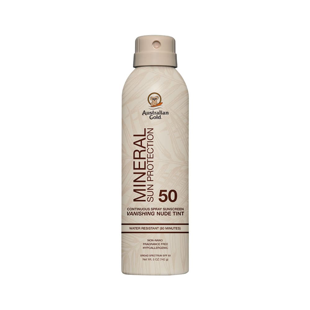 Anúncio: PROTECTOR SOLAR AUSTRALIAN GOLD MINERAL CONTINUOUS SPRAY SPF50 142GR