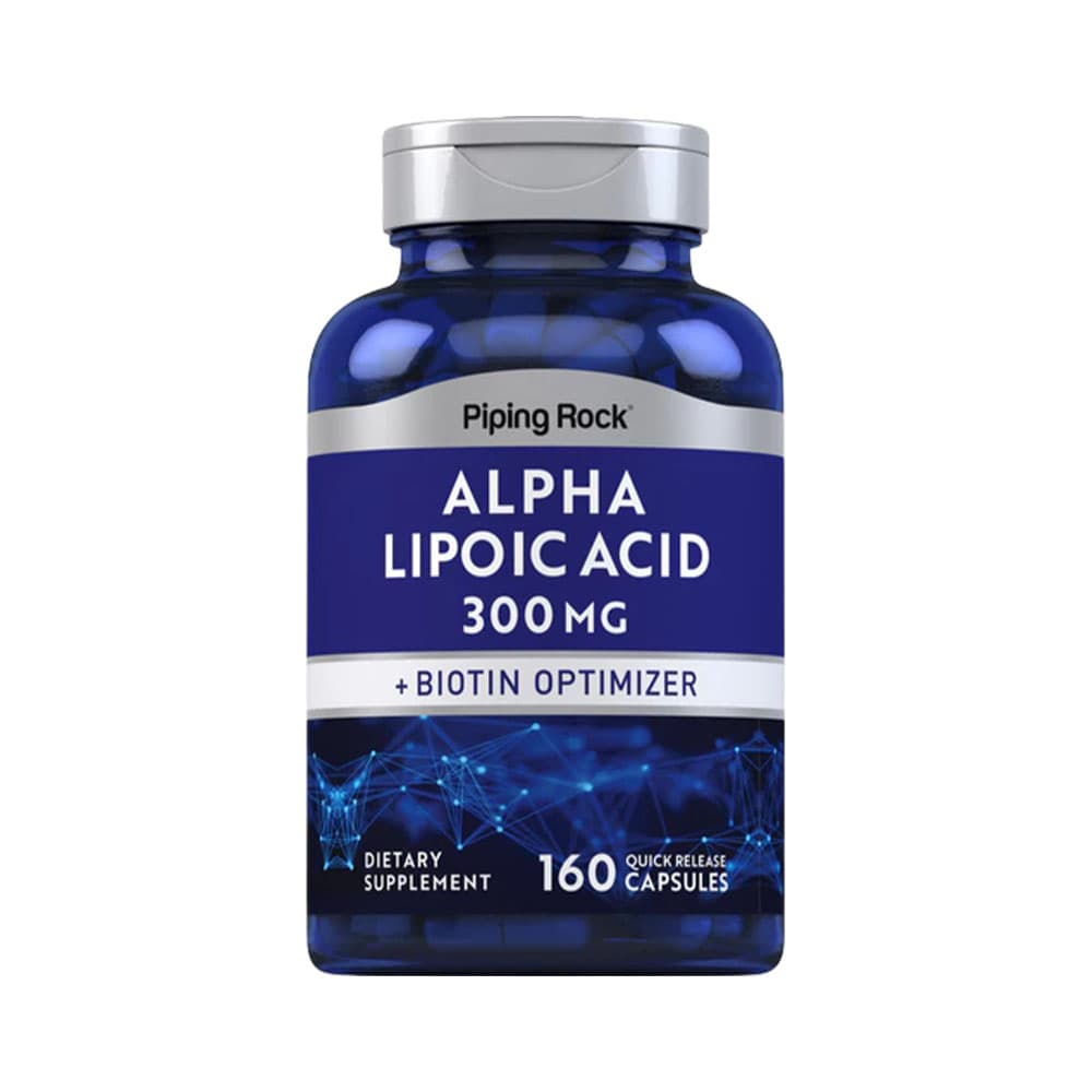Anúncio: VITAMINA PIPING ROCK ALPHA LIPOIC ACID 300MG 60 CÁPSULAS