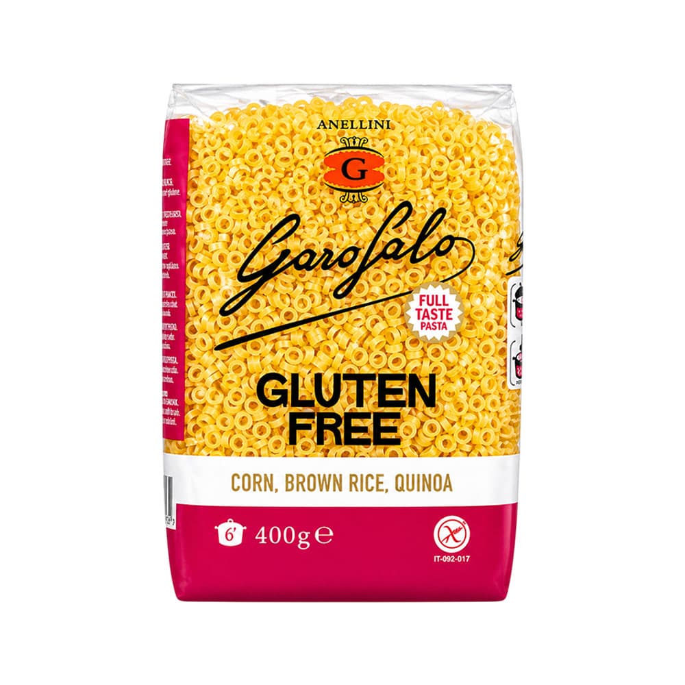 Anúncio: PASTA GAROFALO ANELLINI GLUTEN FREE 400G