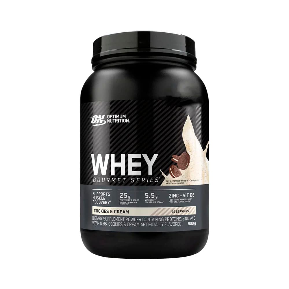 Anúncio: SUPLEMENTO OPTIMUM NUTRITION WHEY GOURMET SERIES LATAN COOKIES & CREAM 900GR