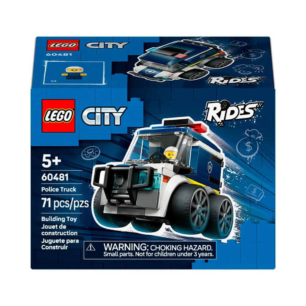 Anúncio: JUGUETE DE CONSTRUCCIÓN LEGO CITY RIDES POLICE TRUCK 60481 71 PIEZAS