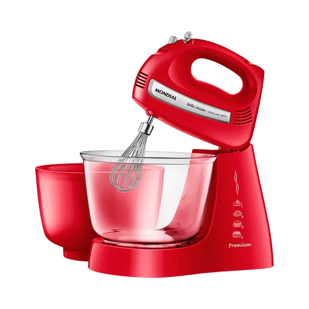 Anúncio: BATIDORA MONDIAL BELLA MASSA B-55-R 4L 500W 220V ROJO