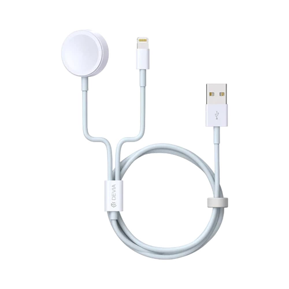 Anúncio: CABLE CARGADOR 2 EN 1 DEVIA EA199 LIGHTNING Y APPLE WATCH USB A