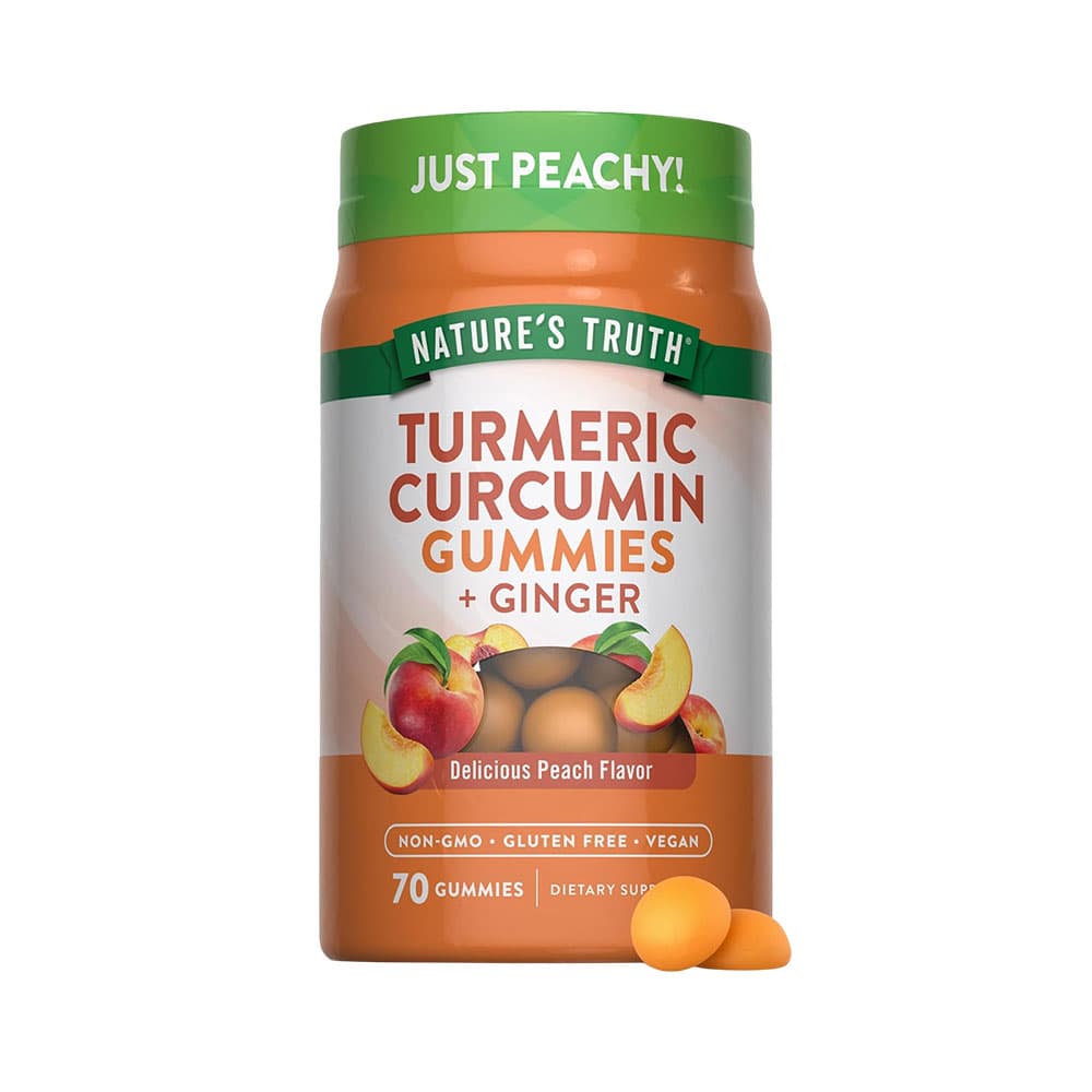 Anúncio: VITAMINA NATURE'S TRUTH TURMERIC CURCUMIN AND GINGER 70 GUMMIES