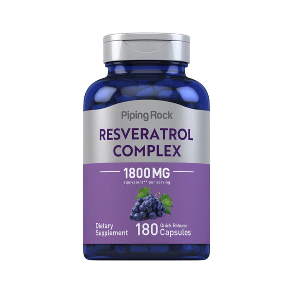 Anúncio: SUPLEMENTO PIPING ROCK RESVERATROL COMPLEX 1800MG 180 CÁPSULAS