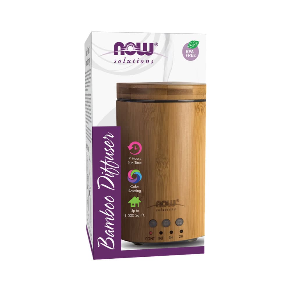 Anúncio: DIFUSOR DE AROMA NOW ULTRASONIC REAL BAMBOO ESSENTIAL OIL