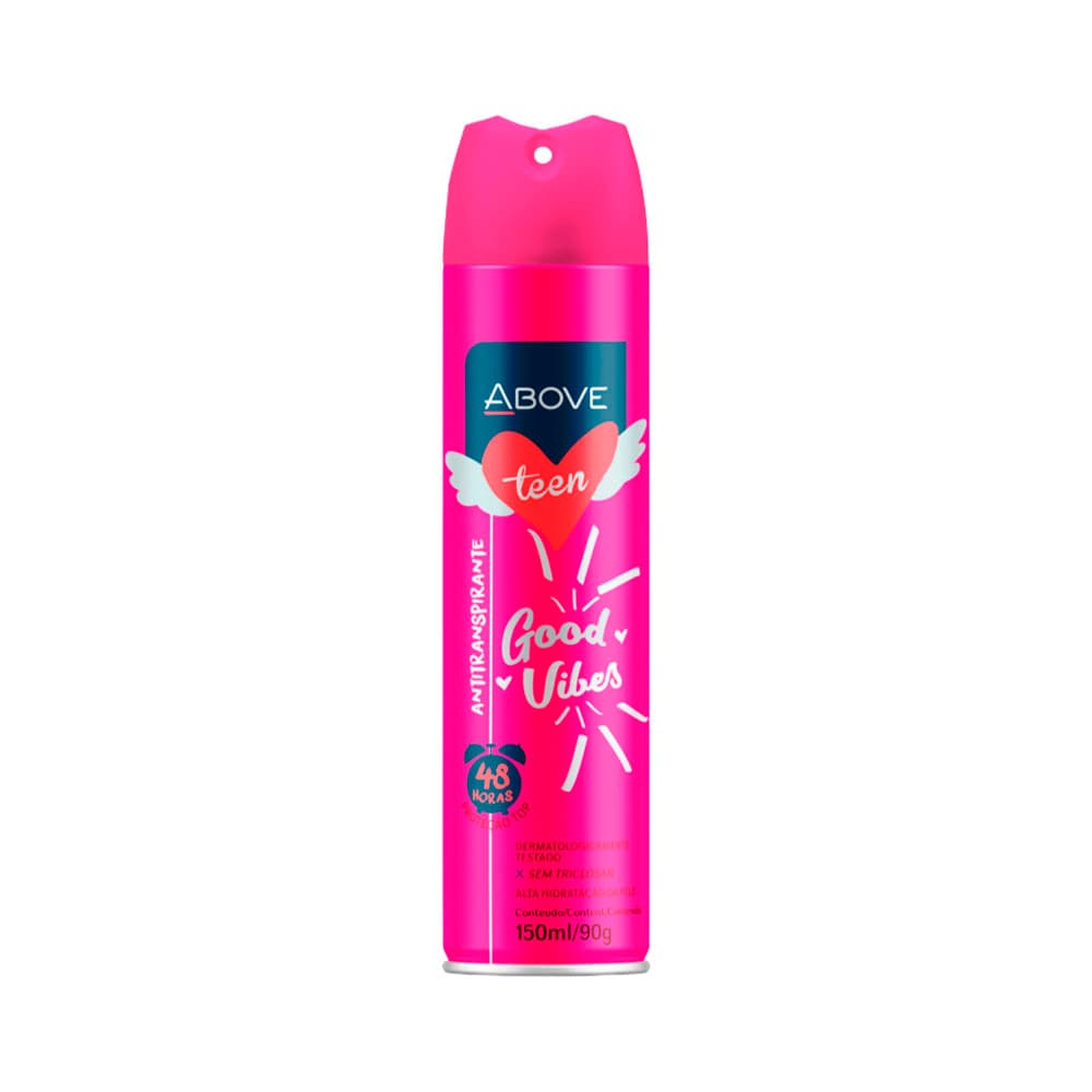 Anúncio: DESODORANTE ABOVE TEEN GOOD VIBES 48H 150ML