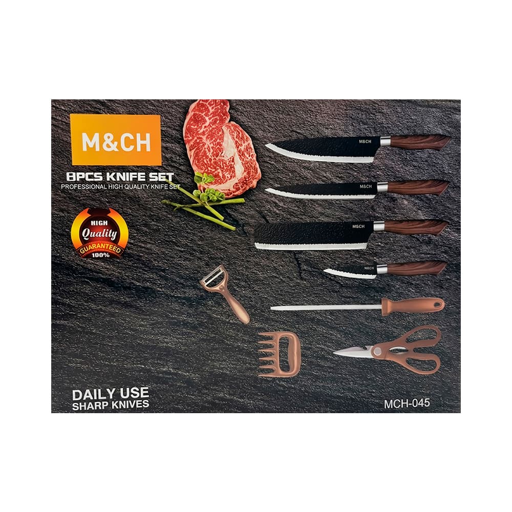 Anúncio: KIT PARA ASADO ORIENTE M & CH MCH-045 8 PIEZAS