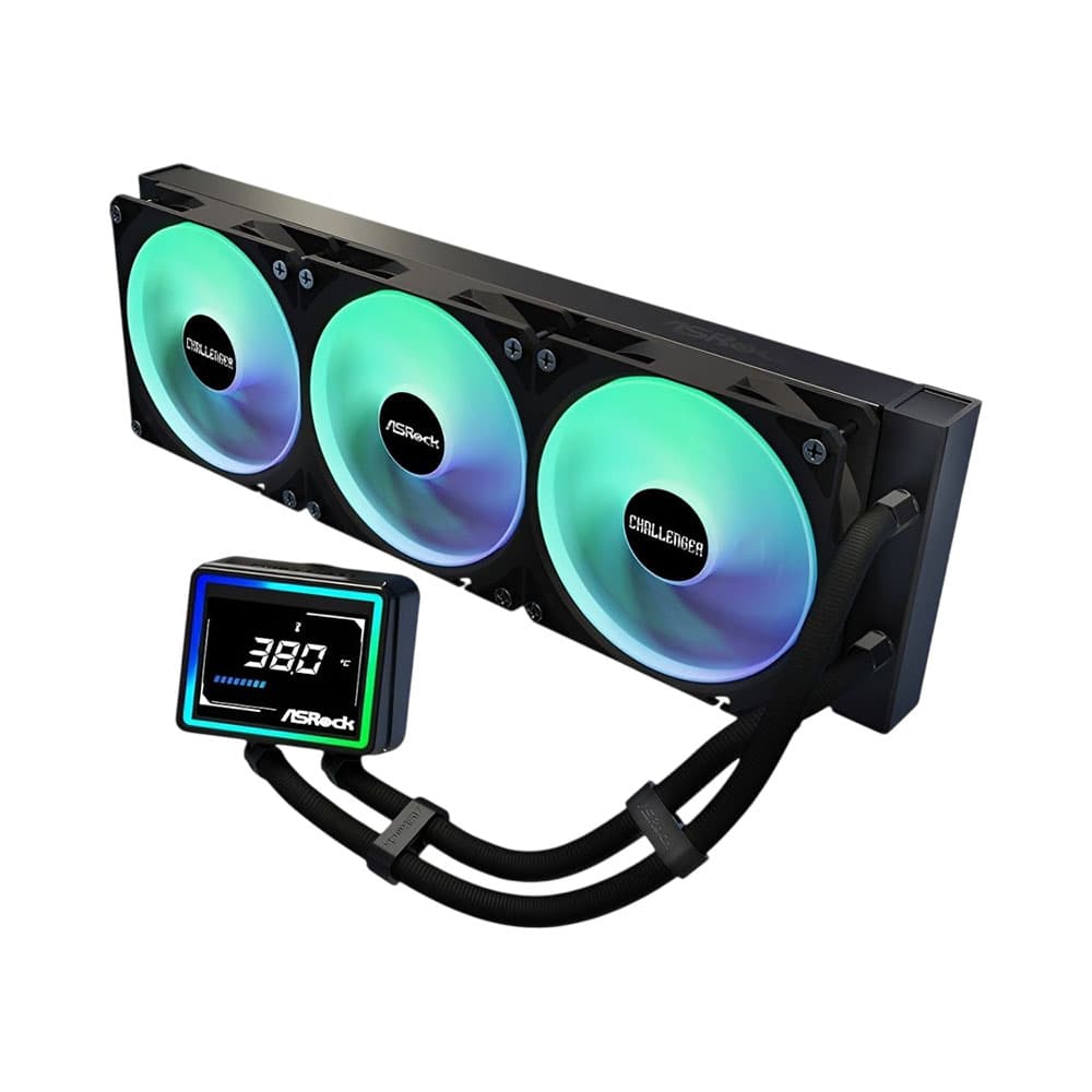 Anúncio: COOLER LÍQUIDO ASROCK CHALLENGER 360 DIGITAL ARGB