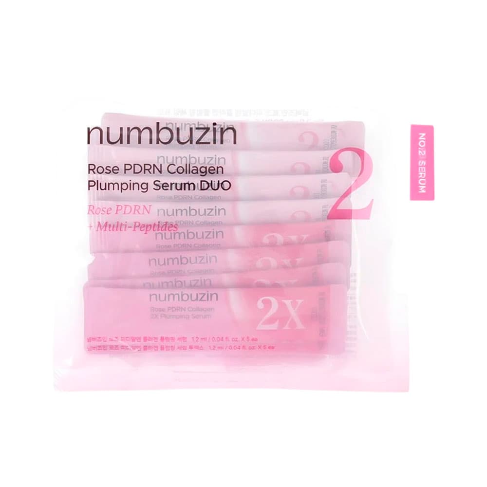 Anúncio: TRATAMIENTO FACIAL NUMBUZIN N°2 & 2X ROSE PDRN COLLAGEN PLUMPING SERUM DUO 5 PIEZAS