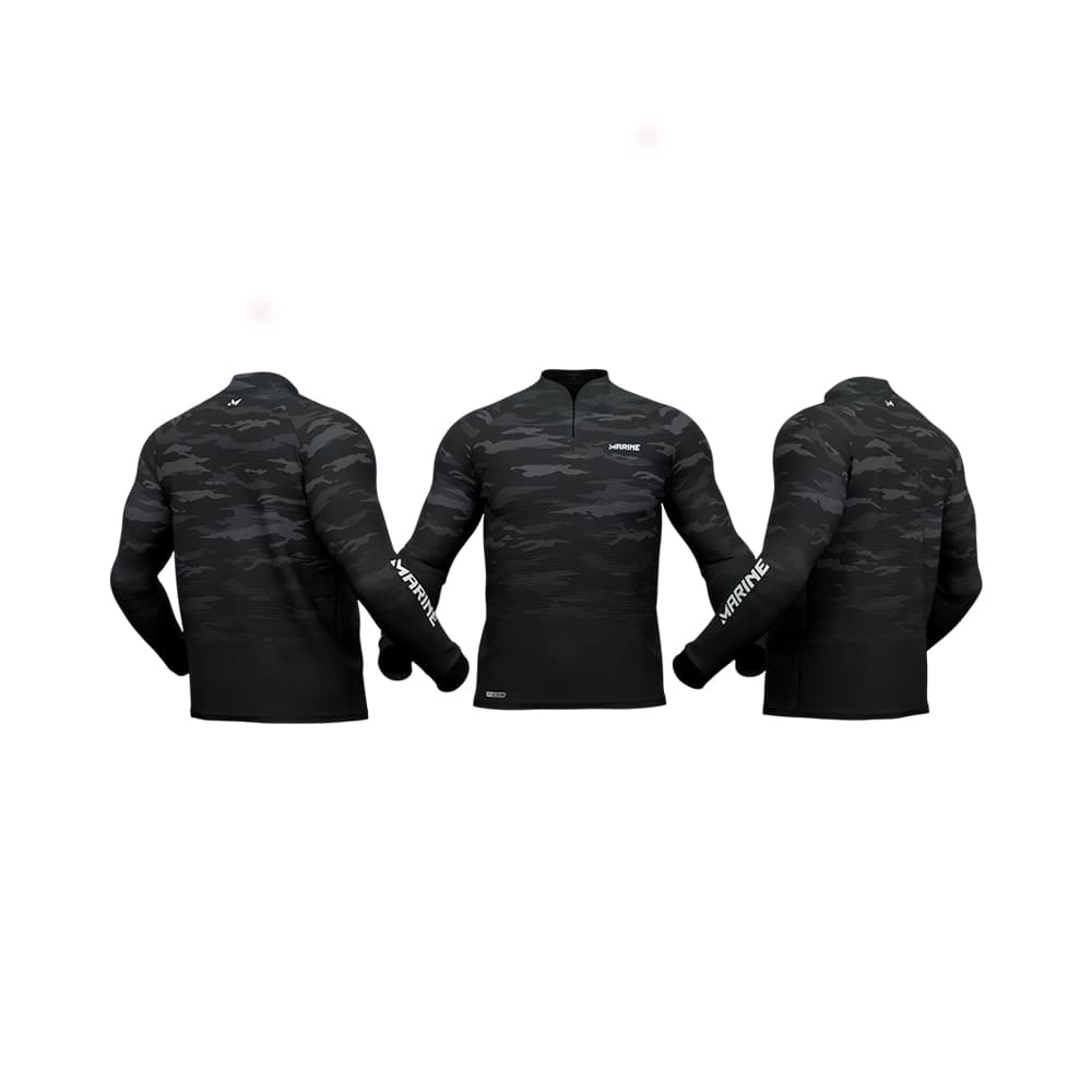 Anúncio: CAMISA DE PESCA MARINE CAMMO SIN CAPUCHA NEGRO