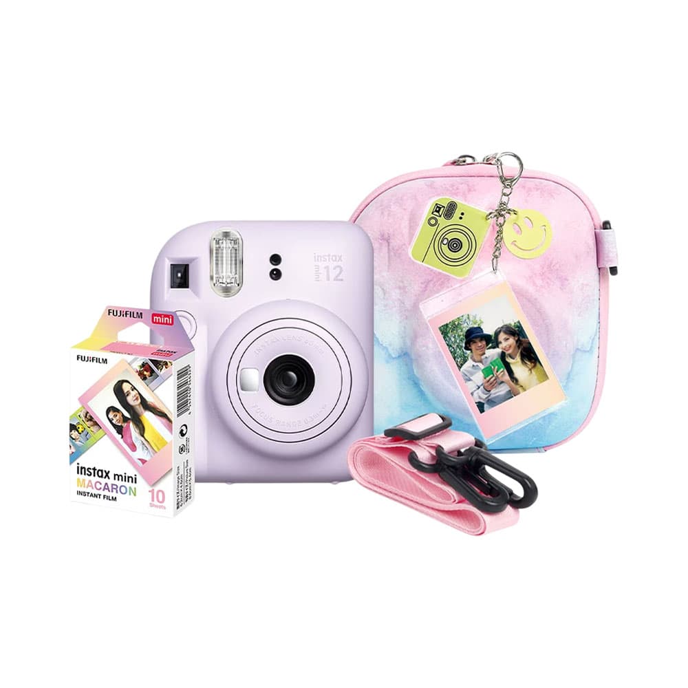 Anúncio: KIT CÁMARA INSTANTÁNEA FUJI INSTAX MINI 12 PURPLE