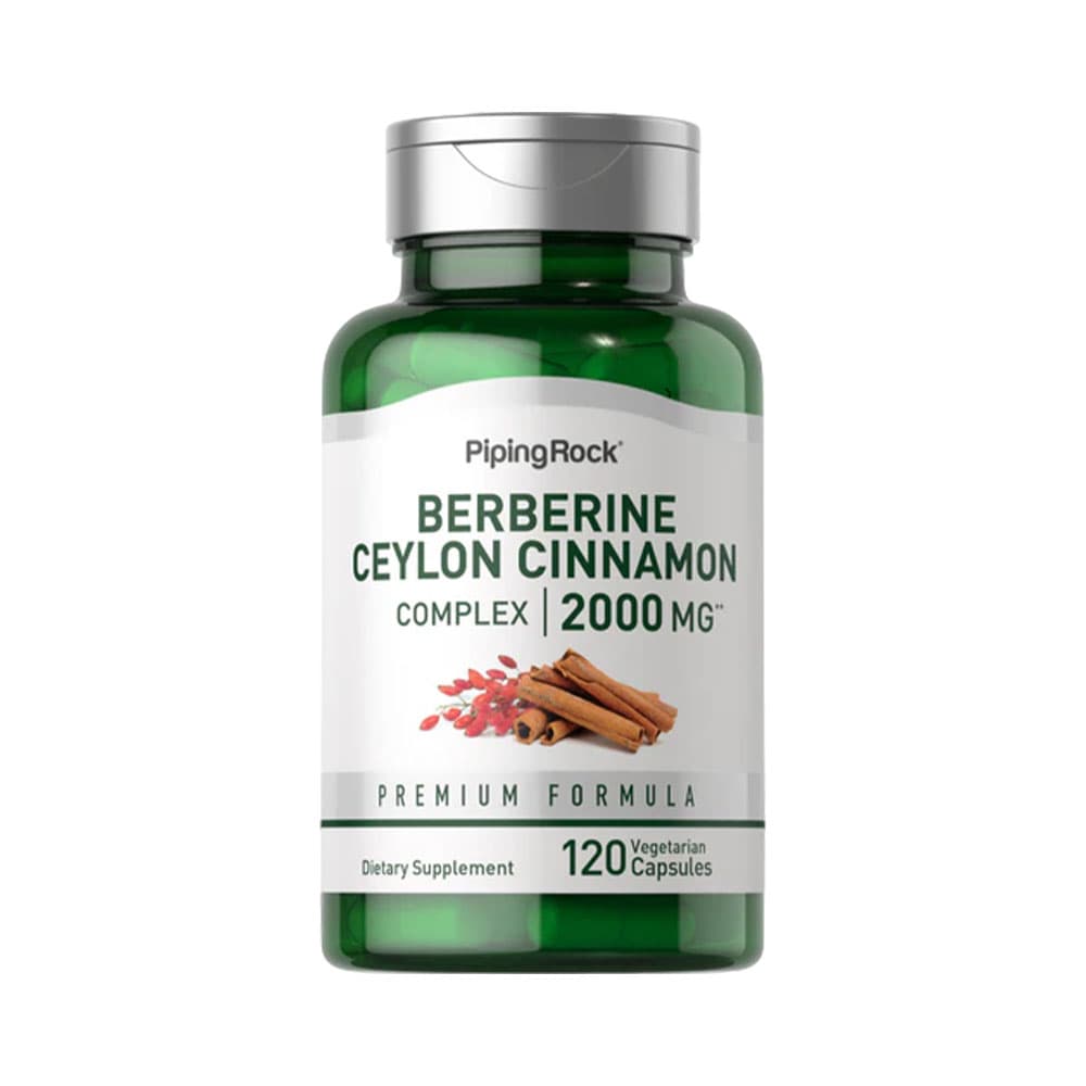 Anúncio: VITAMINA PIPING ROCK BERBERINE CEYLON CINNAMON 2000MG 120 CÁPSULAS