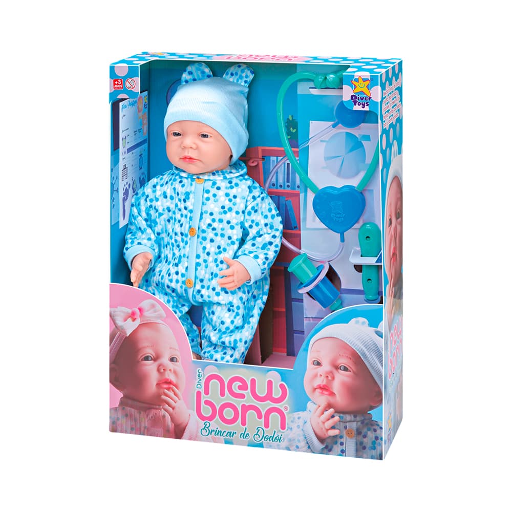 Anúncio: MUÑECO NEW BORN BRINCAR DE DODÕI DIVER TOYS 8337