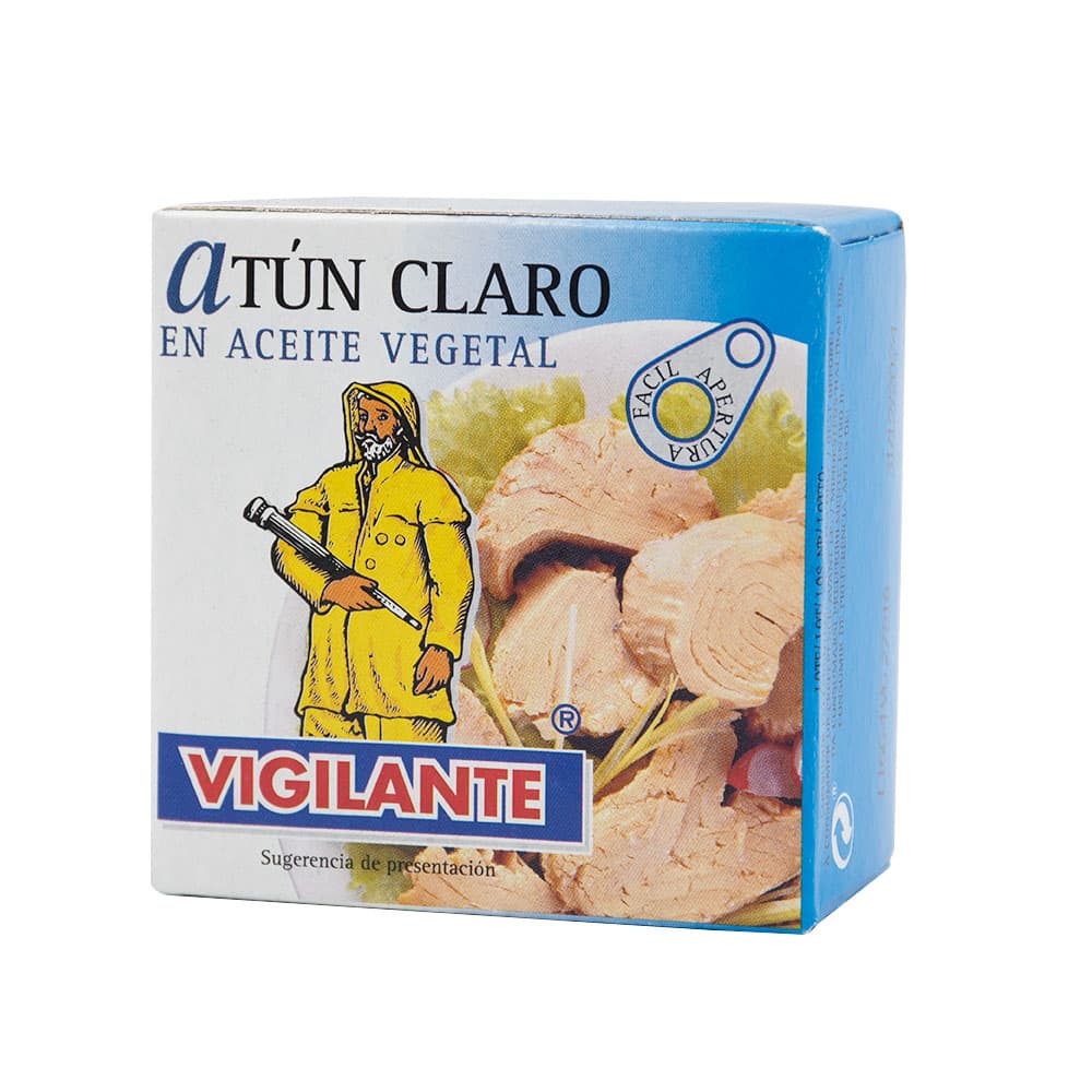 Anúncio: ATÚN CLARO VIGILANTE EN ACEITE VEGETAL 80GR