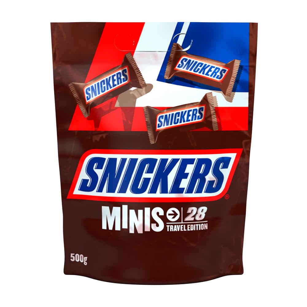 Anúncio: CHOCOLATE SNICKERS MINISX28 500GR