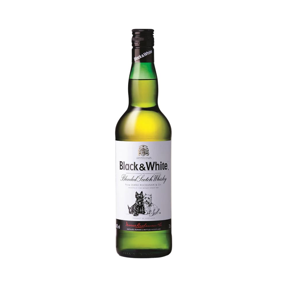 Anúncio: WHISKY BLACK & WHITE BLENDED SCOTCH WHISKY SIN CAJA 1L