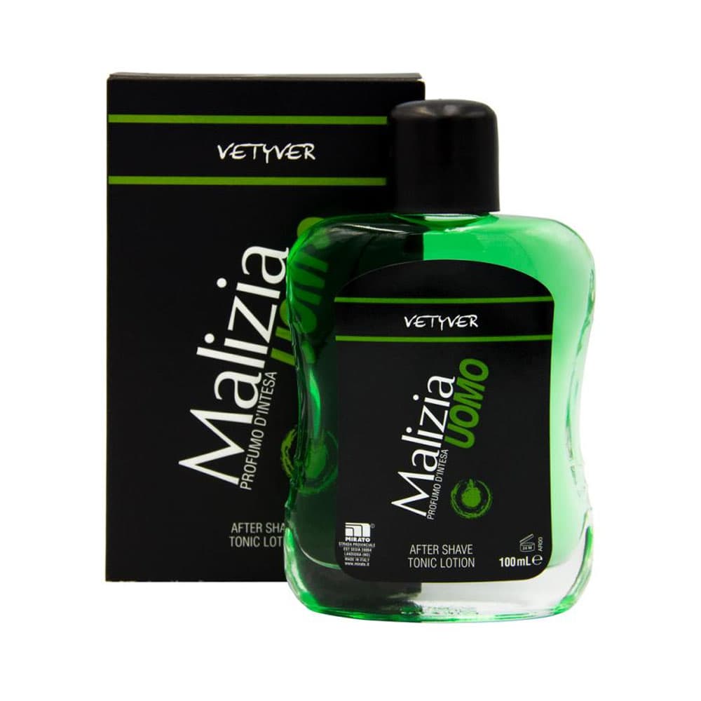 Anúncio: AFTER SHAVE MALIZIA UOMO VETYVER 100ML