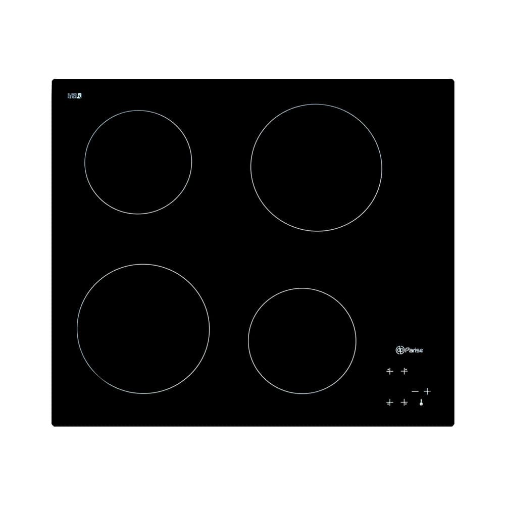 Anúncio: COCINA VITROCERÁMICA EMPOTRABLE PARISE VB60 4 HORNALLAS 220V NEGRO