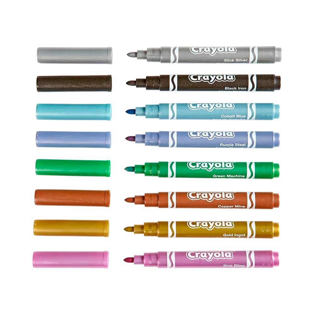 Anúncio: MARCADOR CRAYOLA METALLIC MARKERS 58-8628 8 UNIDADES