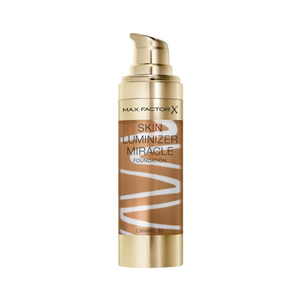 Anúncio: BASE MAX FACTOR SKIN LUMINIZER MIRACLE 85 CARAMEL 30ML