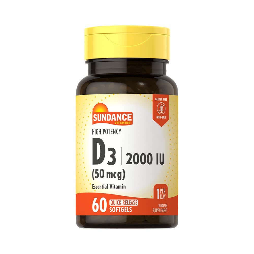Anúncio: VITAMINAS SUNDANCE HIGH POTENCY D3 2000 IU 60 CÁPSULAS