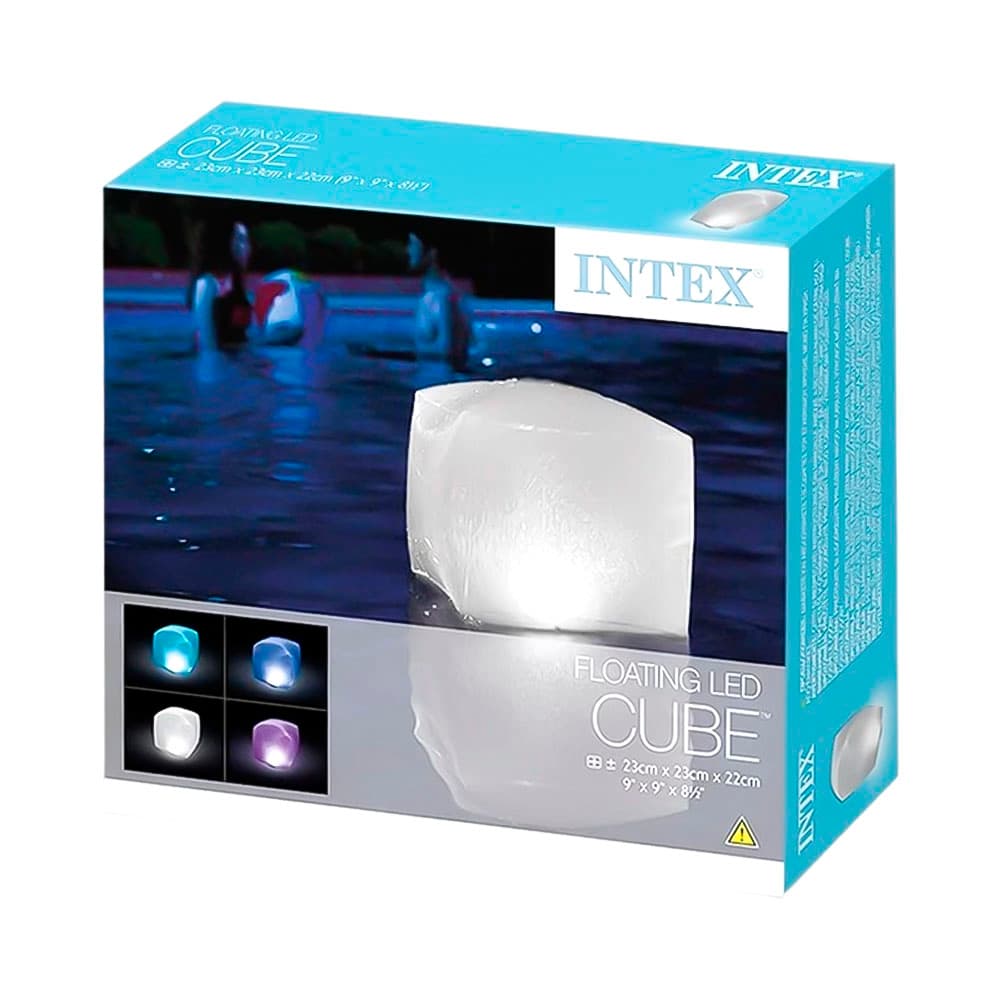 Anúncio: CUBO FLOTANTE INTEX 28694 LUZ LED MULTICOLOR