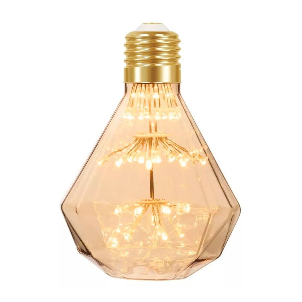 Anúncio: FOCO TASCHIBRA D95 LED FIREWORKS VINTAGE 2W / 220V AMBAR DECORATIVO