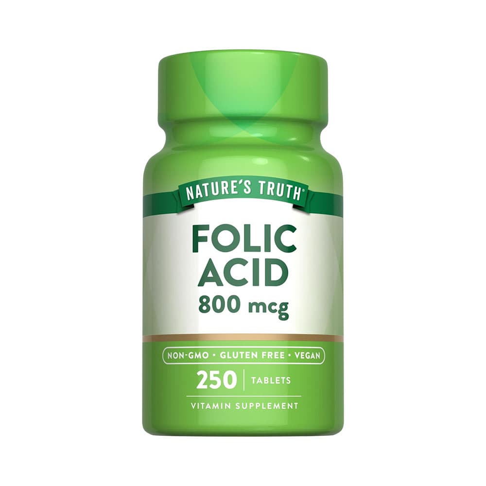 Anúncio: VITAMINA NATURE'S TRUTH FOLIC ACID 800MCG 250 TABLETAS