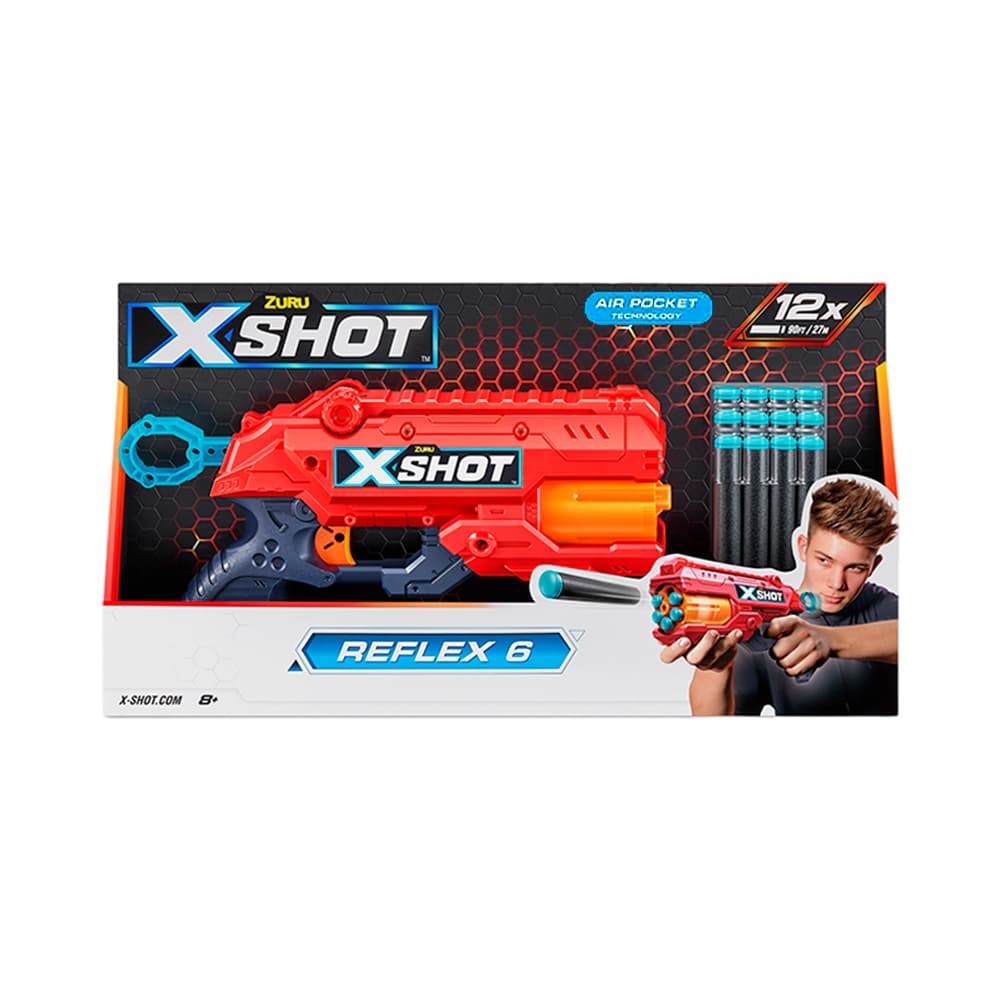 Anúncio: LANZADOR DE DARDOS ZURU X-SHOT EXCEL REFLEX 6 36433