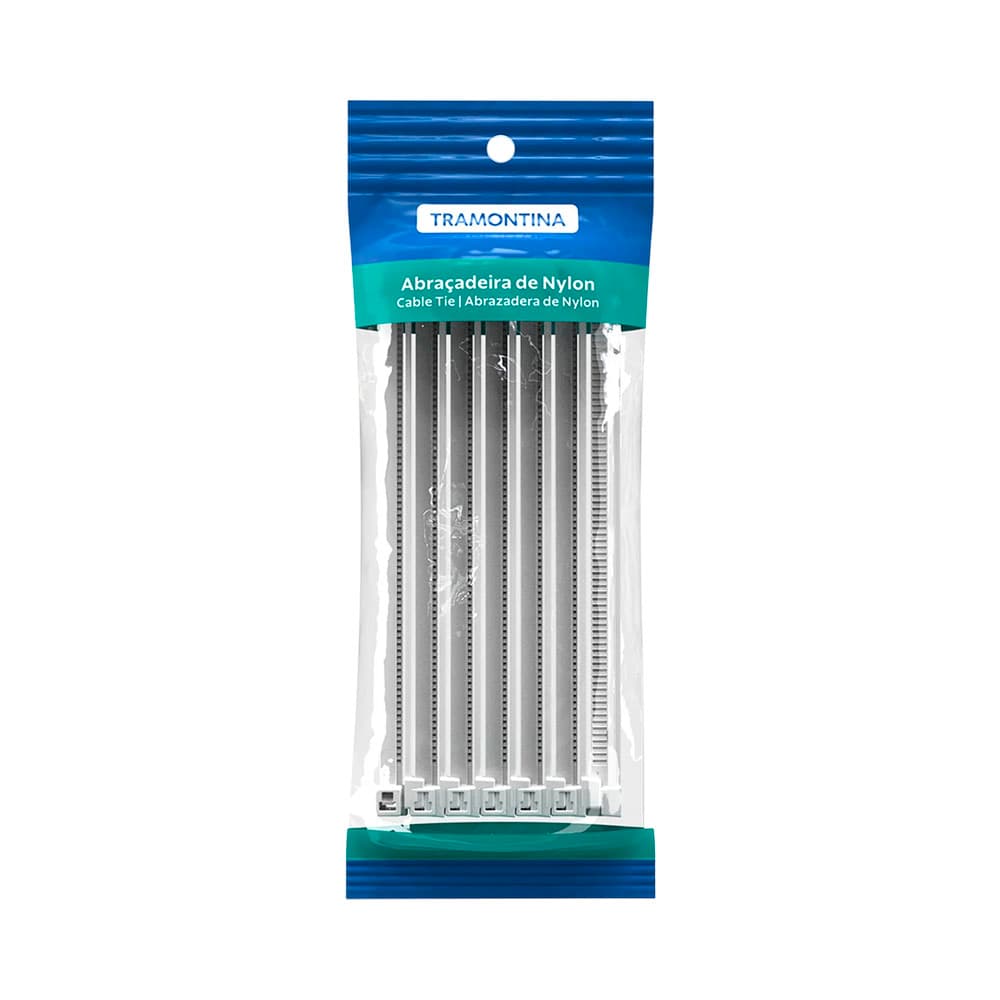 Anúncio: PRECINTA DE NYLON TRAMONTINA 57530/020 20.2CM 100 PIEZAS