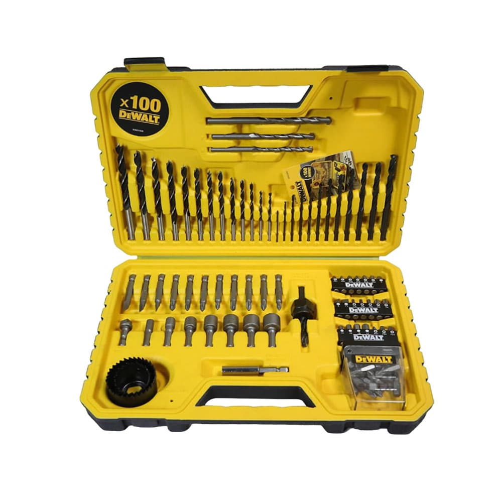 Anúncio: KIT DE MECHA Y PUNTAS DEWALT DT71563-QZ 100 PIEZAS