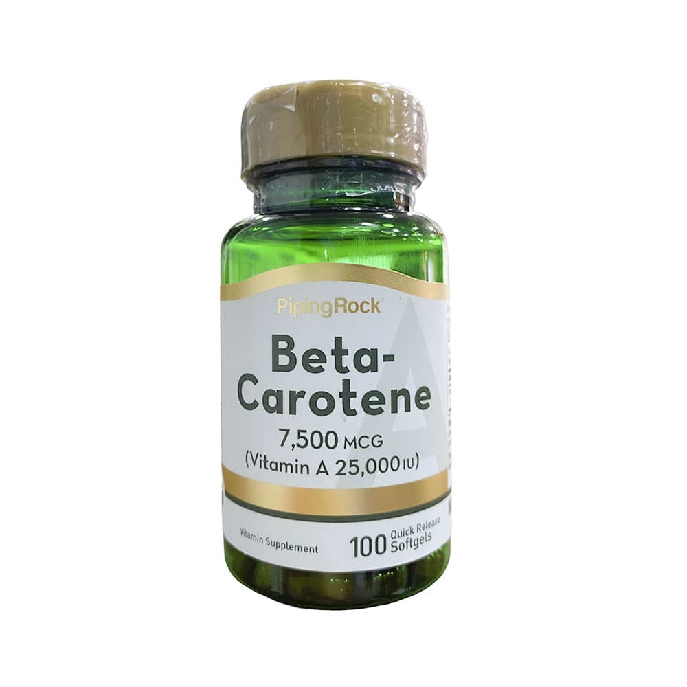 Anúncio: VITAMINAS PIPINGROCK BETA-CAROTENE 7500MCG 100 CÁPSULAS