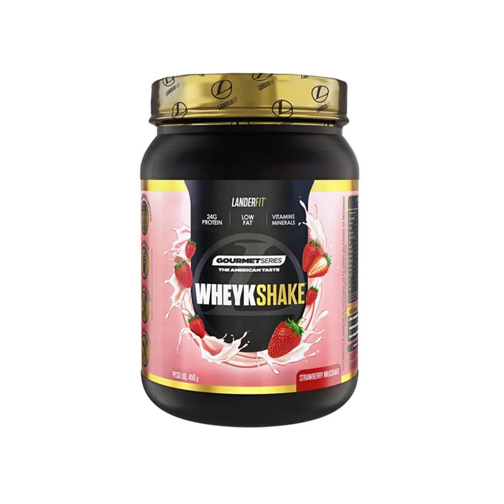 Anúncio: SUPLEMENTO LANDERFIT WHEYKSHAKE STRAWBERRY MILKSHAKE 450GR