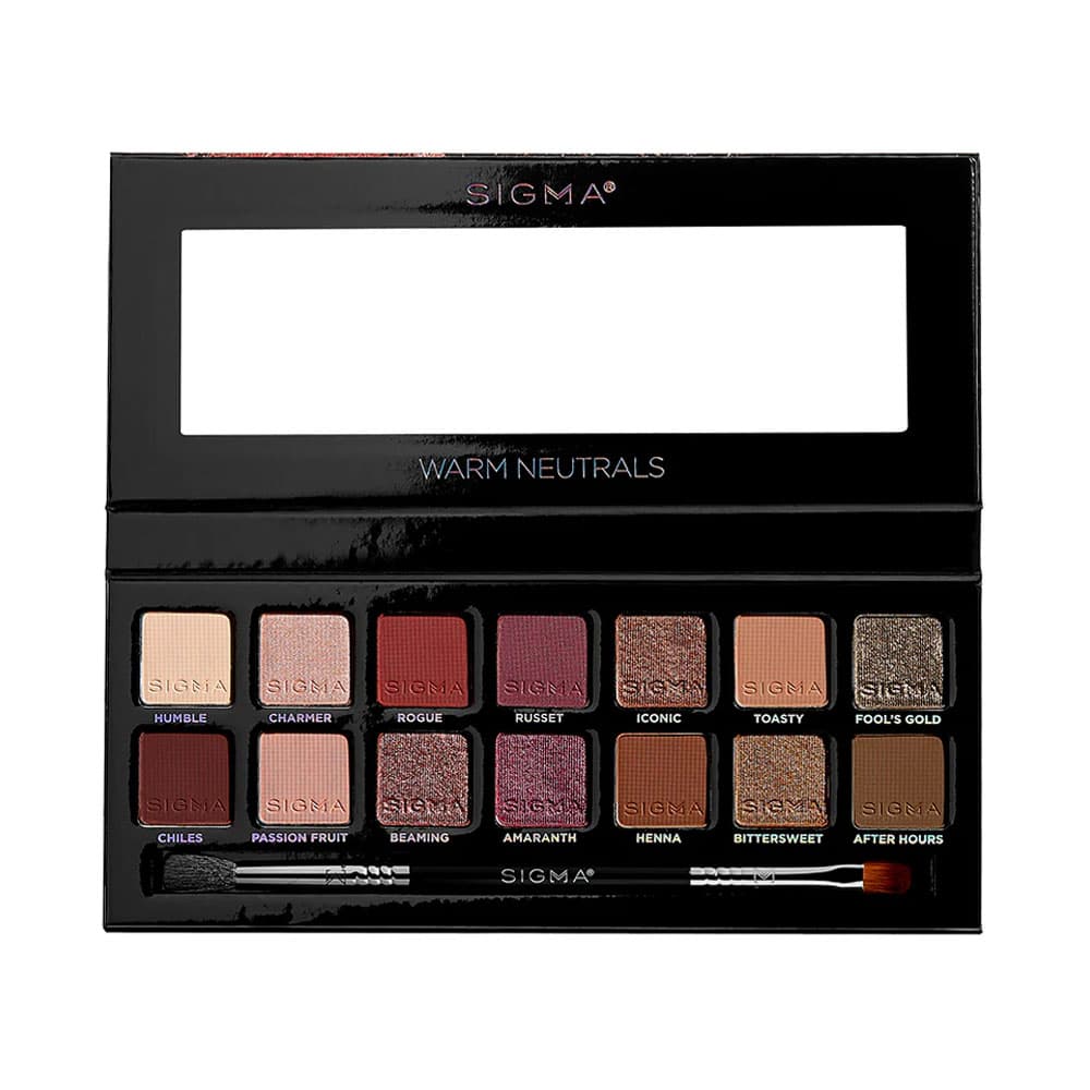Anúncio: PALETA DE SOMBRAS SIGMA EYESHADOW WARM NEUTRALS