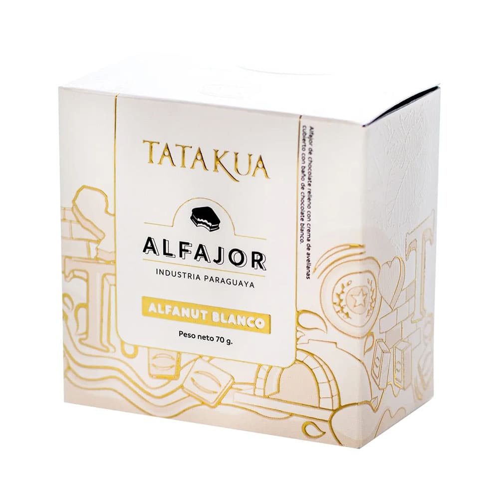 Anúncio: ALFAJOR TATAKUA ALFANUT BLANCO 70GR