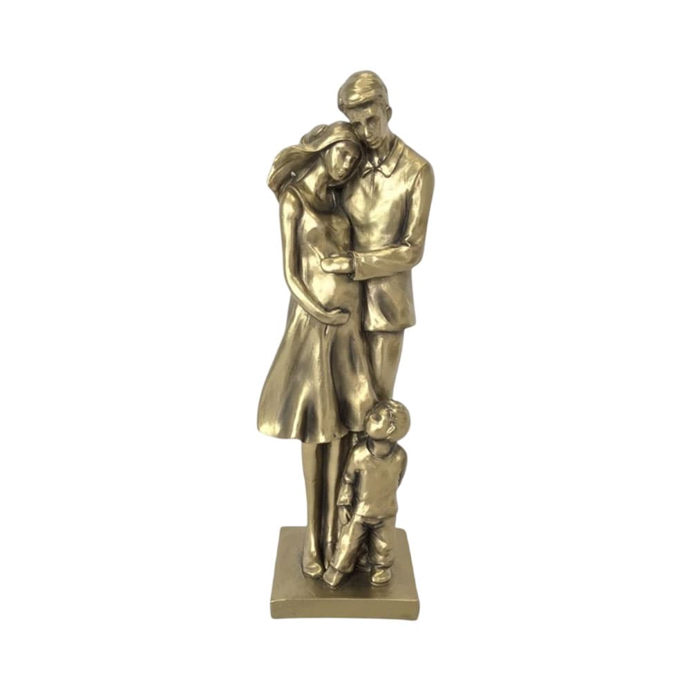 Anúncio: FIGURA DECORATIVA DE FAMILIA CONCEPTS 437-498869 30 CM DORADO