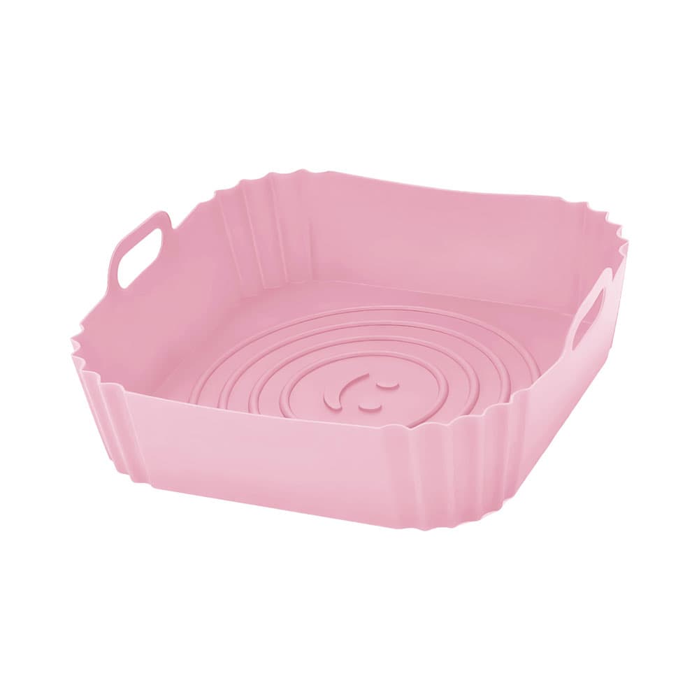 Anúncio: MOLDE CUADRADO DE SILICONA PARA AIR FRYER MS-69RS 18.5 X 5.5 CM ROSA