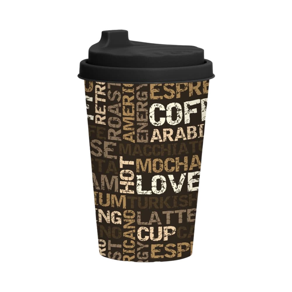 Anúncio: VASO DE CAFÉ HEREVIN COFFEE 161912-008 340ML NEGRO - MARRÓN