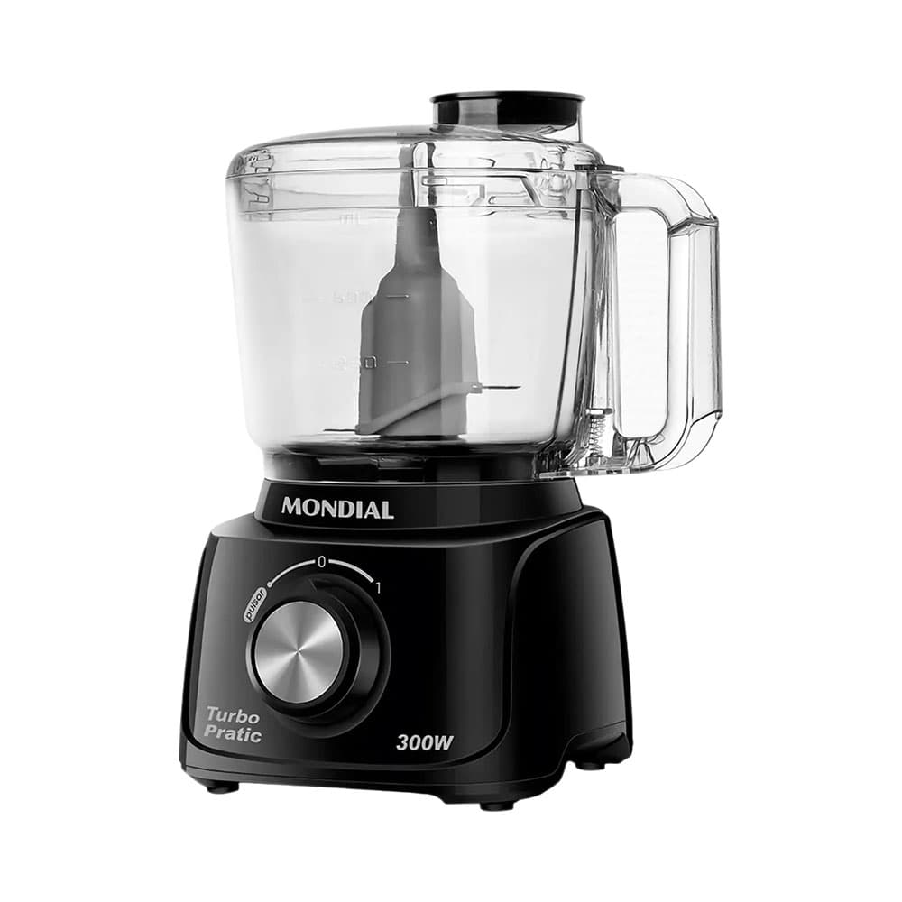 Anúncio: MINI PROCESADOR DE ALIMENTOS MONDIAL MP-16-B TURBO PRATIC 300W 220V NEGRO