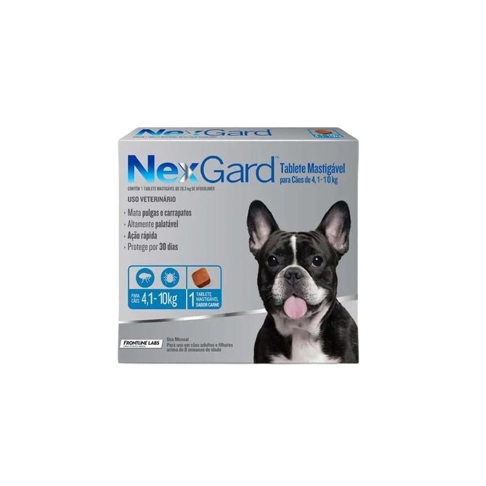 Anúncio: ANTIPARASITARIO NEXGARD 4.1-10KG 1 TABLETA