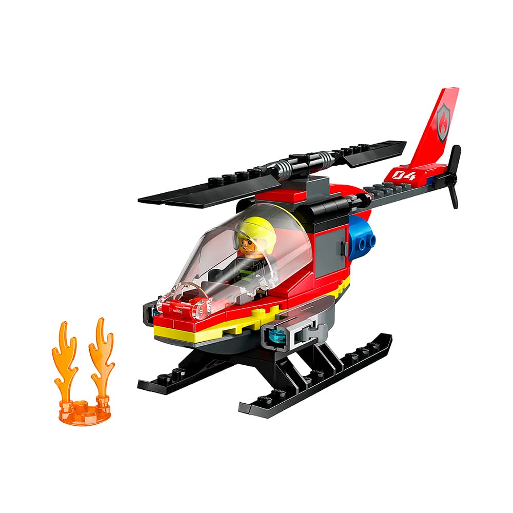 Anúncio: JUGUETE DE CONSTRUCCIÓN LEGO CITY FIRE RESCUE HELICOPTER 60411 85 PIEZAS
